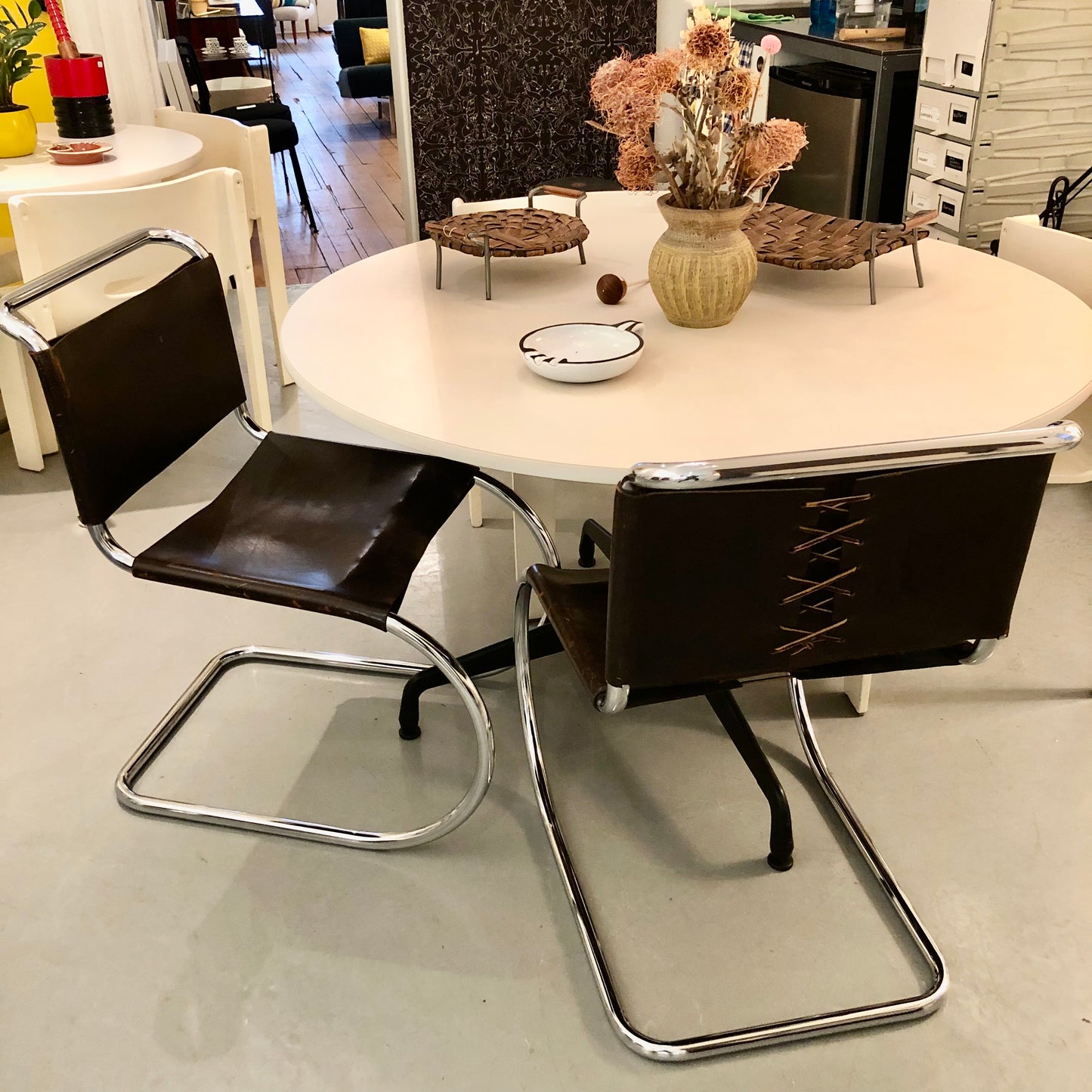 Pair of MIES MR 10 Chairs