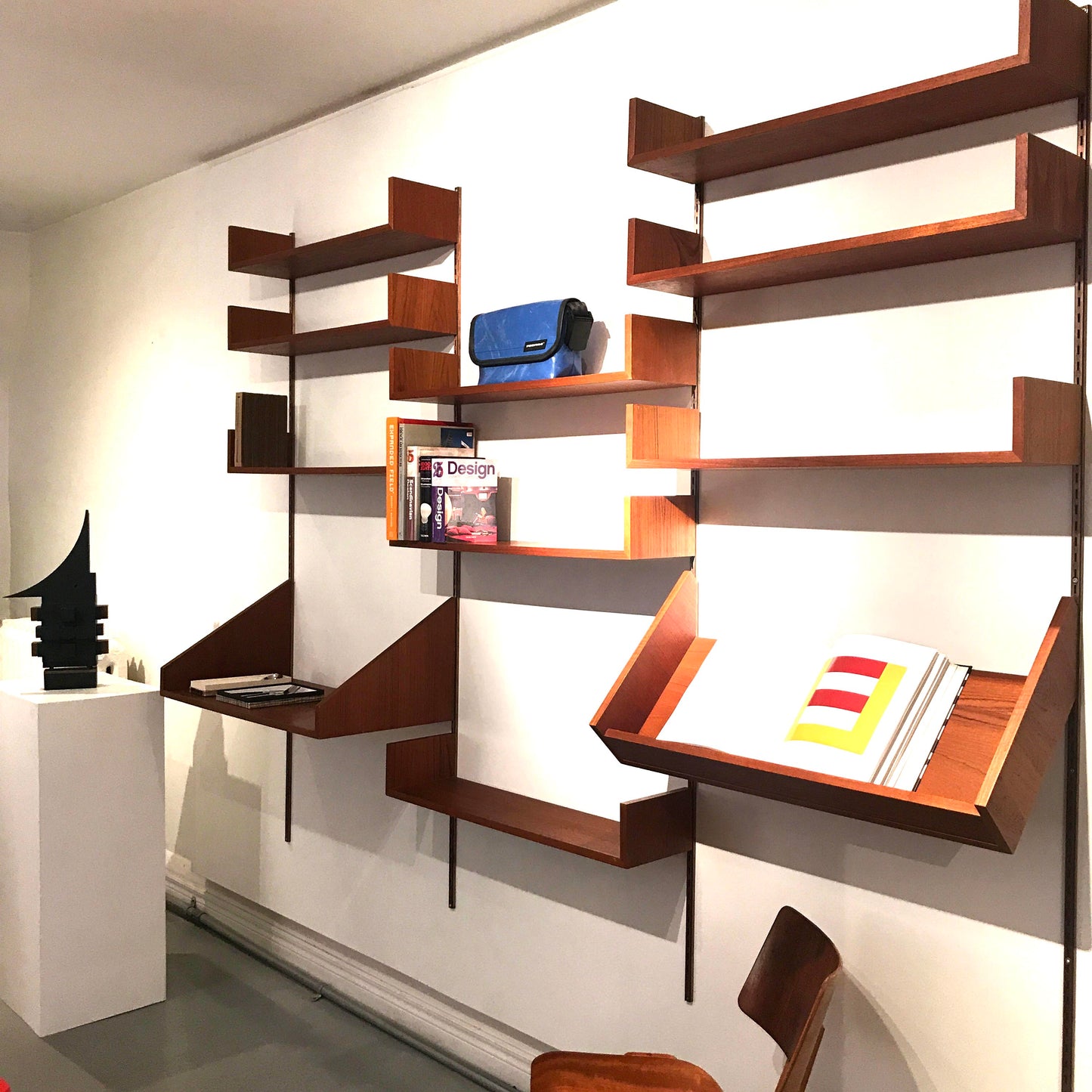 1960s Danish teak shelving