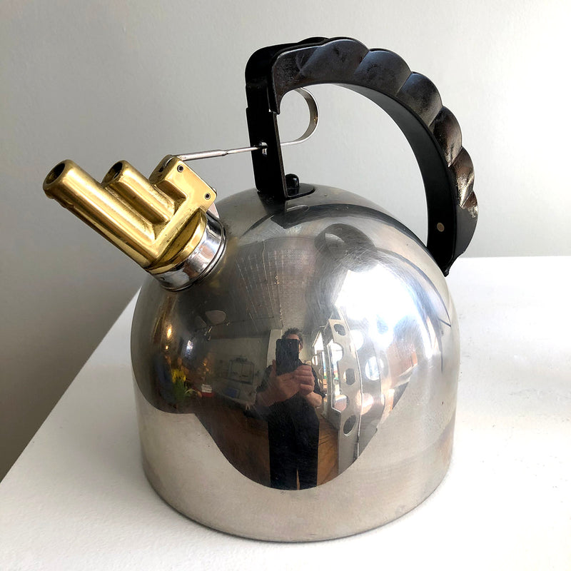 Alessi train shop whistle tea kettle